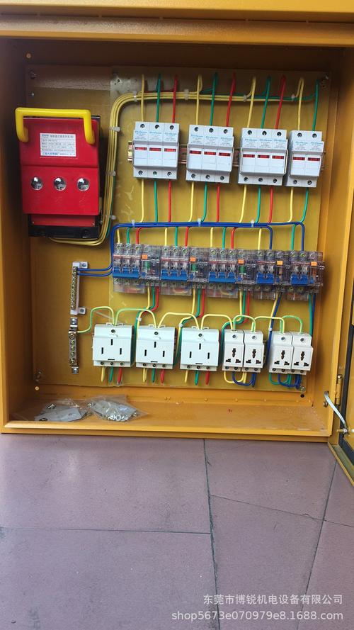专业定制建筑工地标准临时用电正泰400a/250a二级配电箱